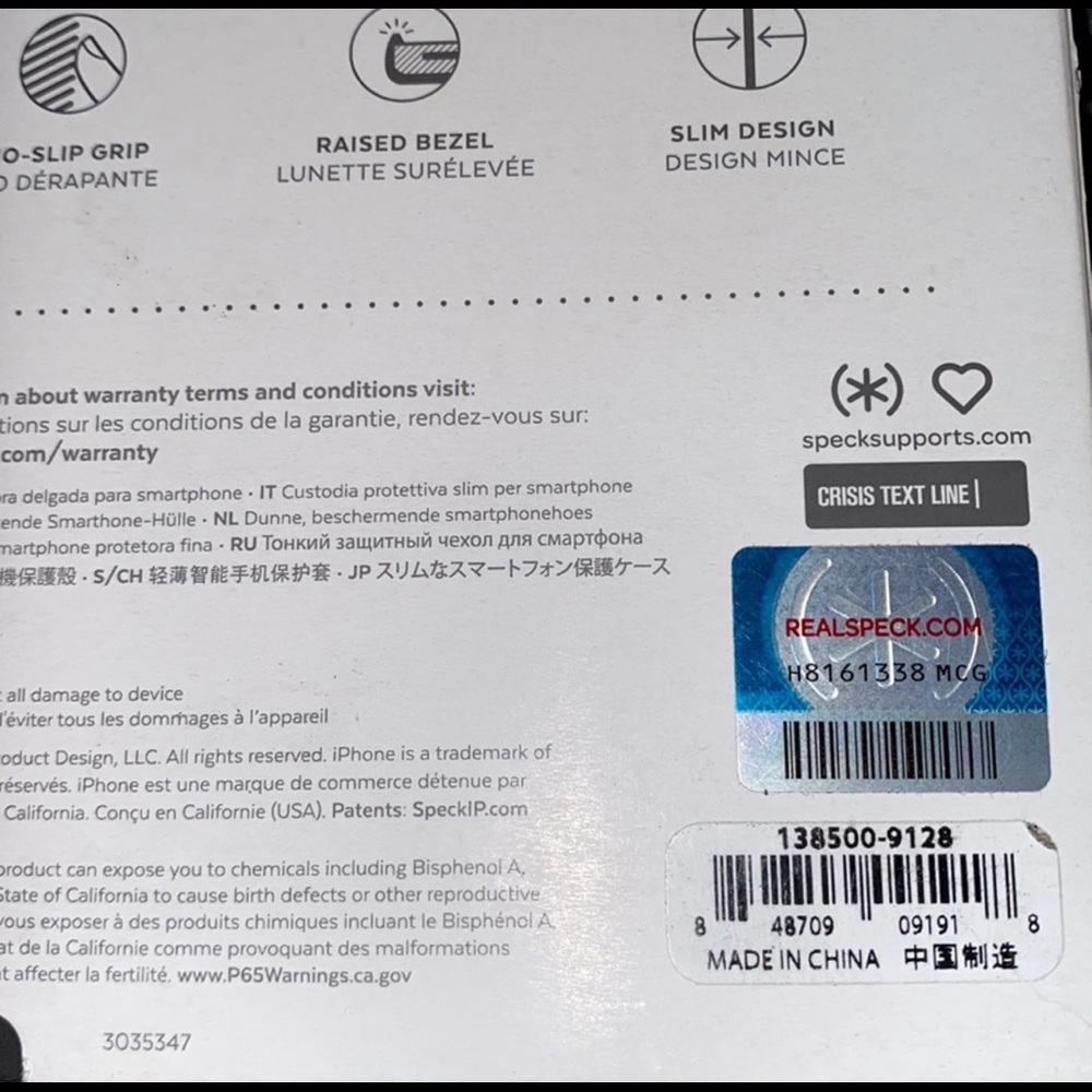 Speck Presidio2 Grip for iPhone 12 Pro Max (6.7") Case - Coastal Blue new in box